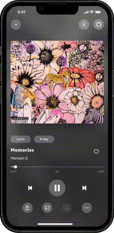 Deepr inside Amazon Music